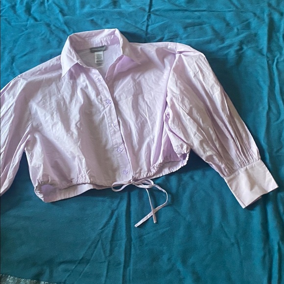 Sans Souci Light Purple Cropped Camisole - Picture 1 of 5